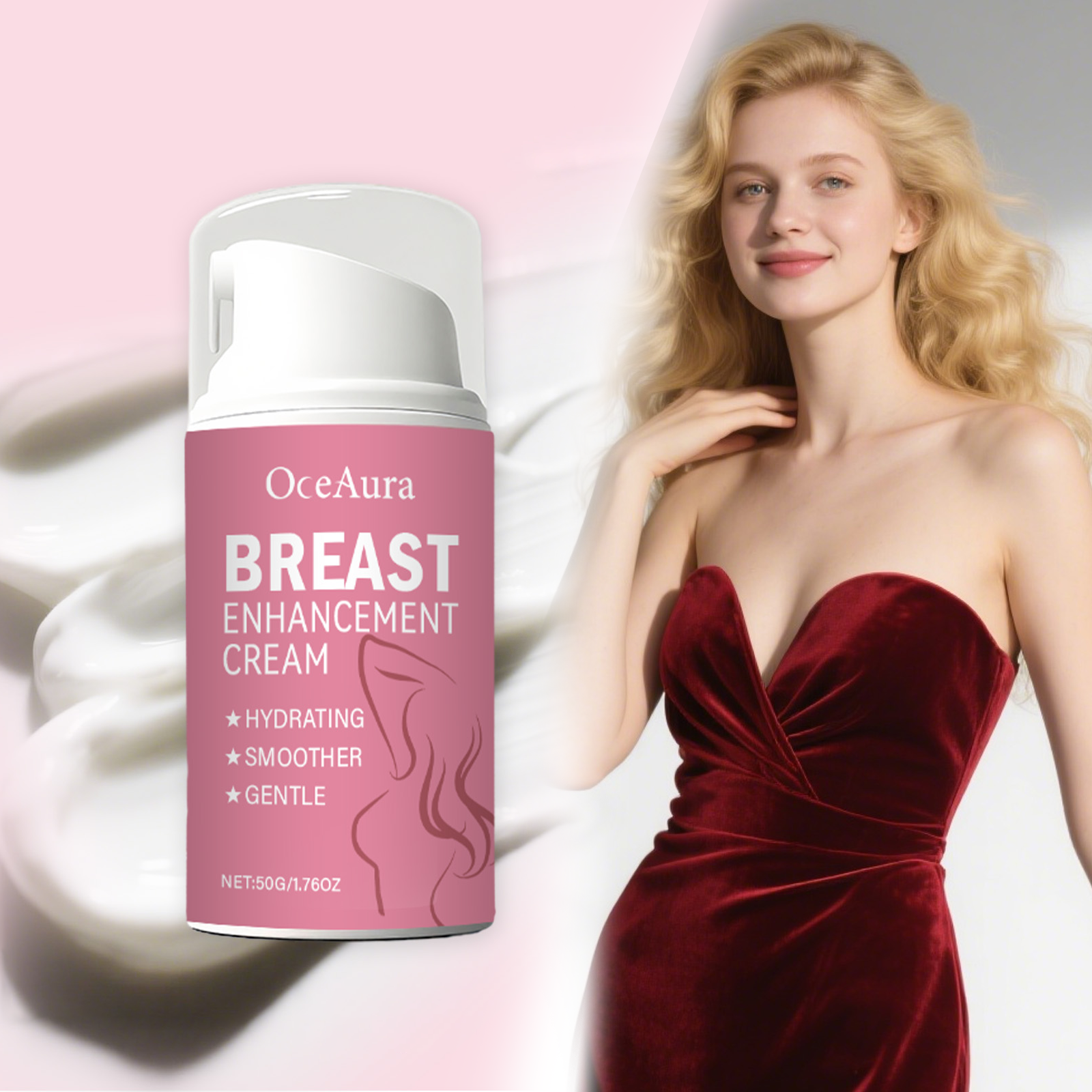 Luxury Skincare Moisturizer - Luxury Bust & Decolletage Cream 50g