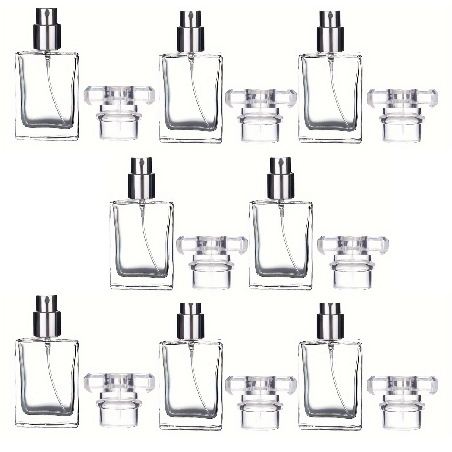 8pcs 30ml Glass Perfume Bottle - Luxury Skincare Packaging recensione e prezzo