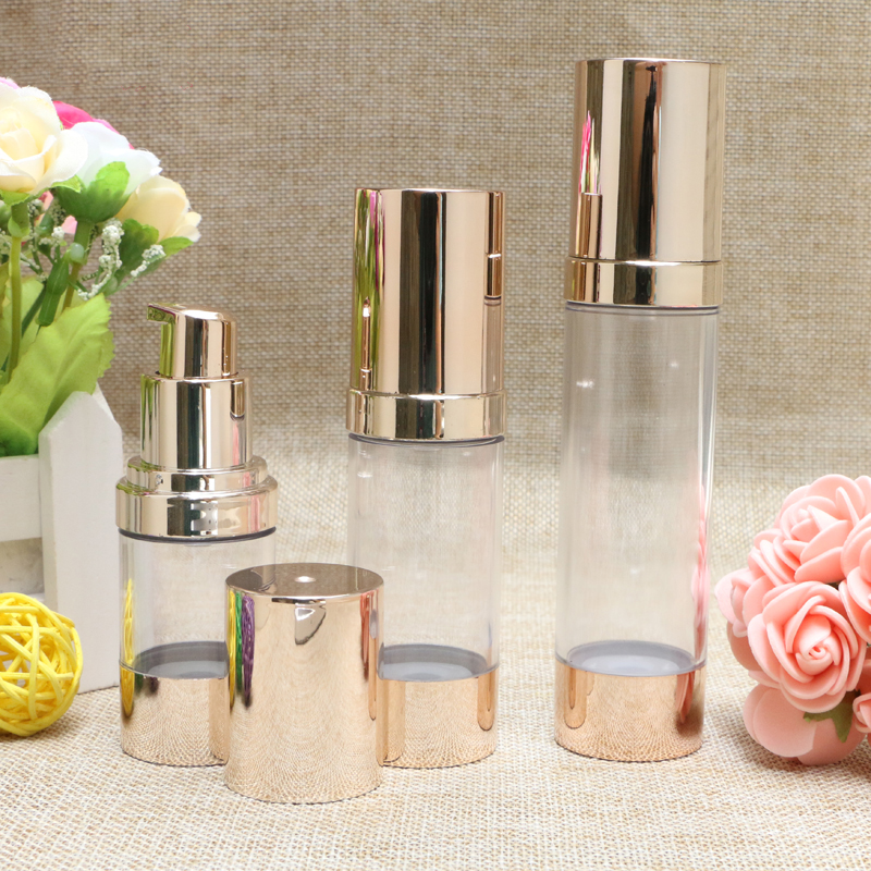 Airless Pump Bottle Light Gold - Luxury Skincare Packaging recensione e prezzo