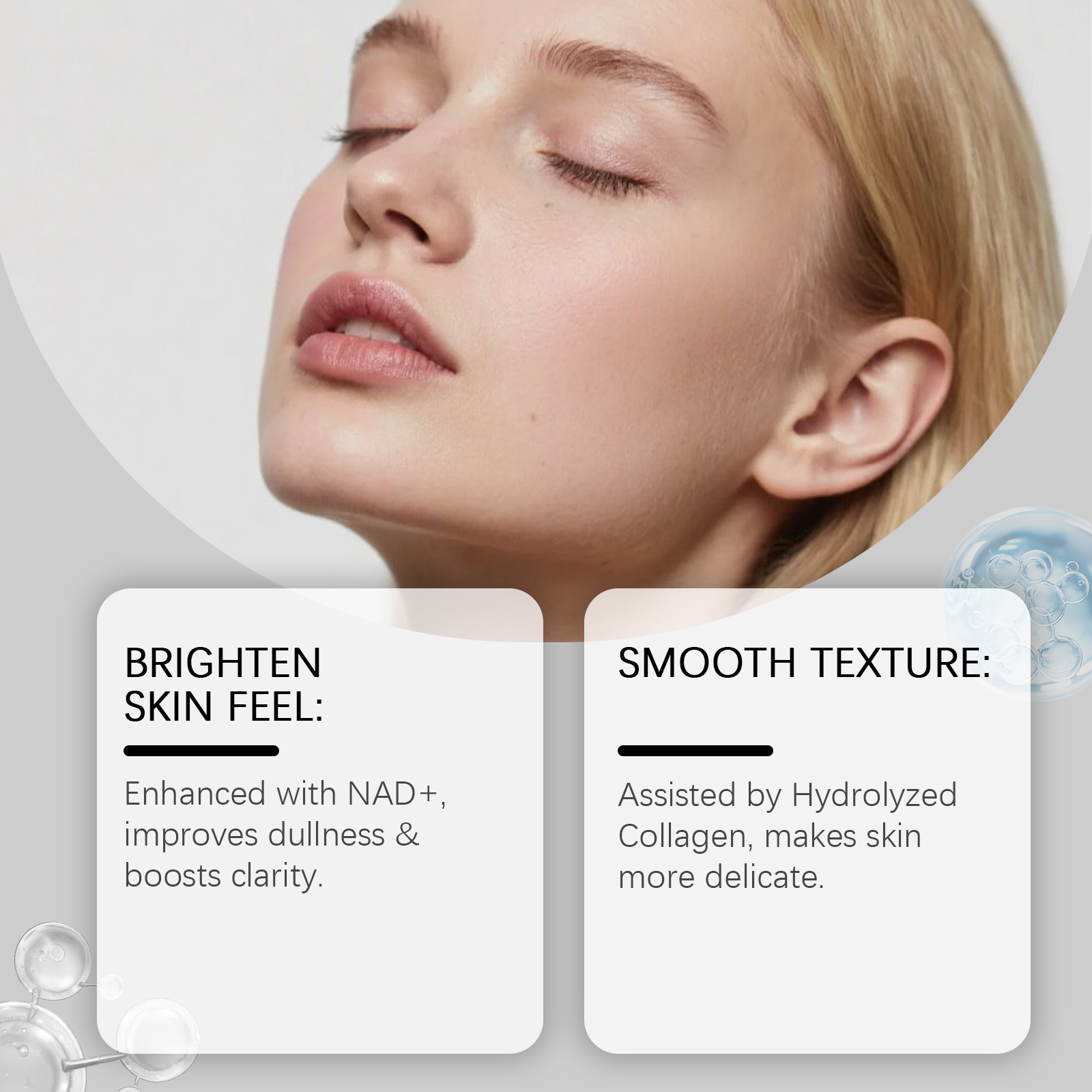 NAD+ Peptide Pink Serum Copper - Tripeptide Collagen Boost recensione e prezzo