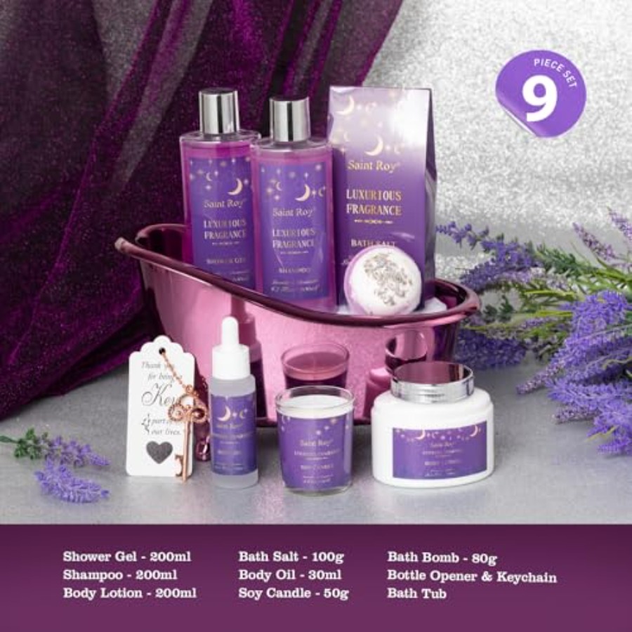 Bath Basket Spa Kit Spa Gifts  - Luxury Skincare Sets recensione e prezzo