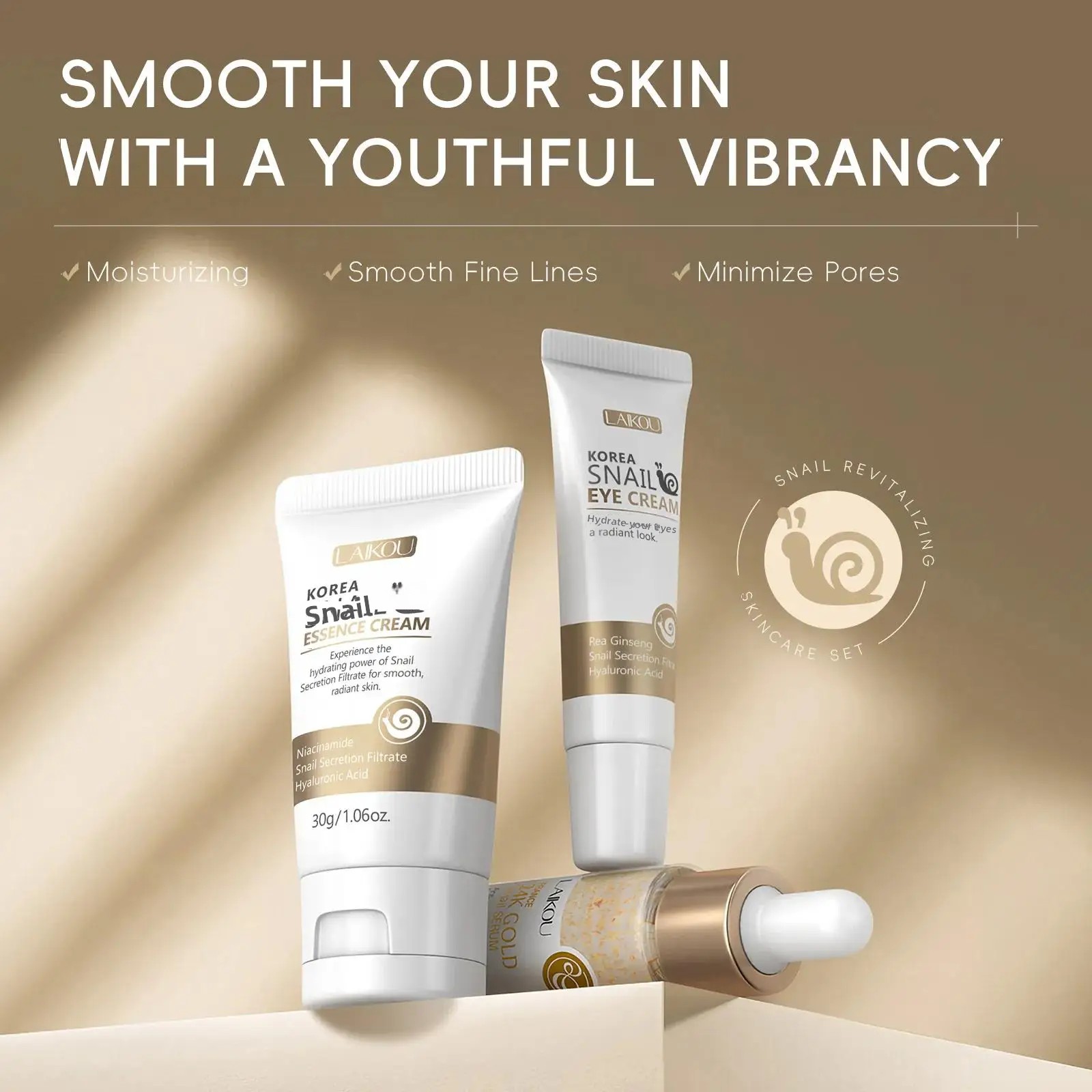 24K Gold Snail Repair Serum Ey - Luxury Skincare Sets recensione e prezzo