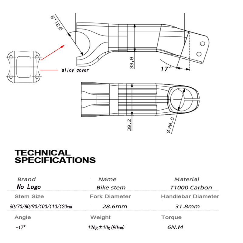 bike Carbon stem -17 °-10 ° De - Edelweiss Stem Cell recensione e prezzo
