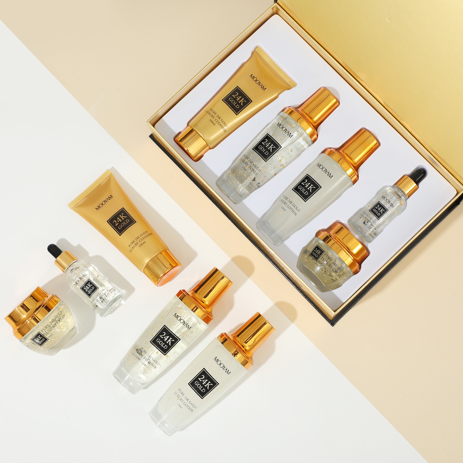 24K Gold LUXURY Moisturizin An - Luxury Skincare Sets recensione e prezzo