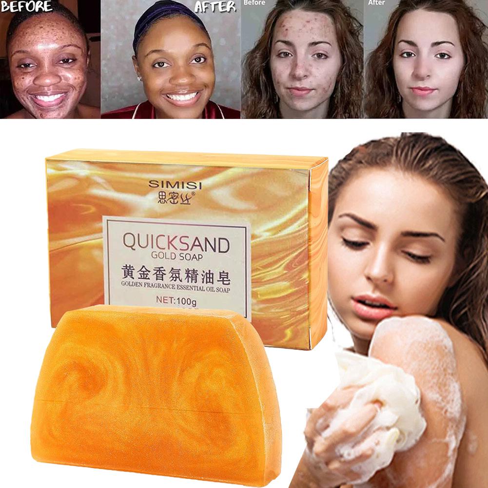 Handmade Gold Soap Trapezoidal - Luxury Gold Skincare recensione e prezzo
