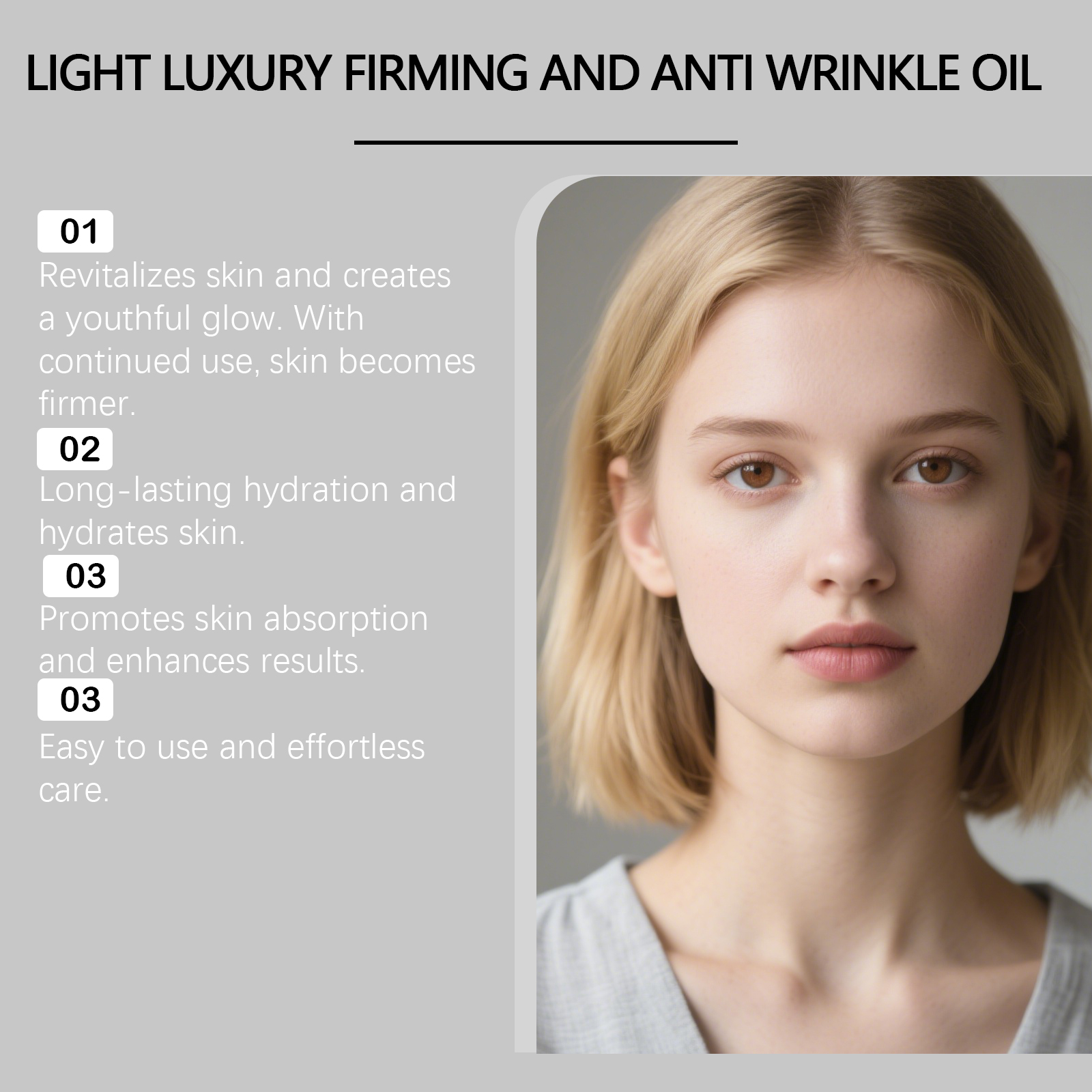Firming Facial Care Oil Liftin - Luxury Skincare Moisturizer recensione e prezzo