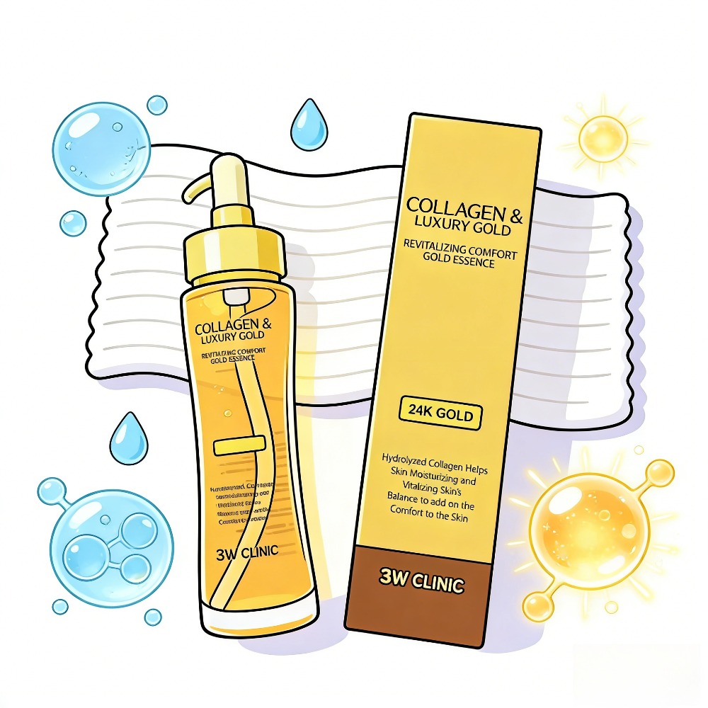3WCLINIC Collagen & Luxury Gol - Luxury Gold Skincare recensione e prezzo